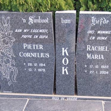KOK Pieter Cornelius 1914-1979 &amp; Rachel Maria 1922-2004