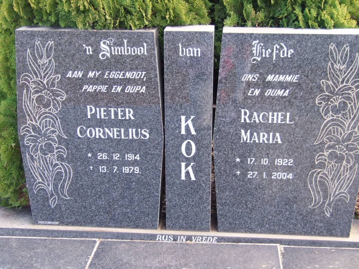 KOK Pieter Cornelius 1914-1979 &amp; Rachel Maria 1922-2004