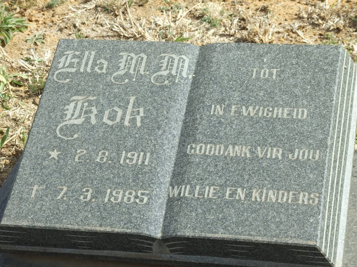 KOK Ella M.M. 1911-1985