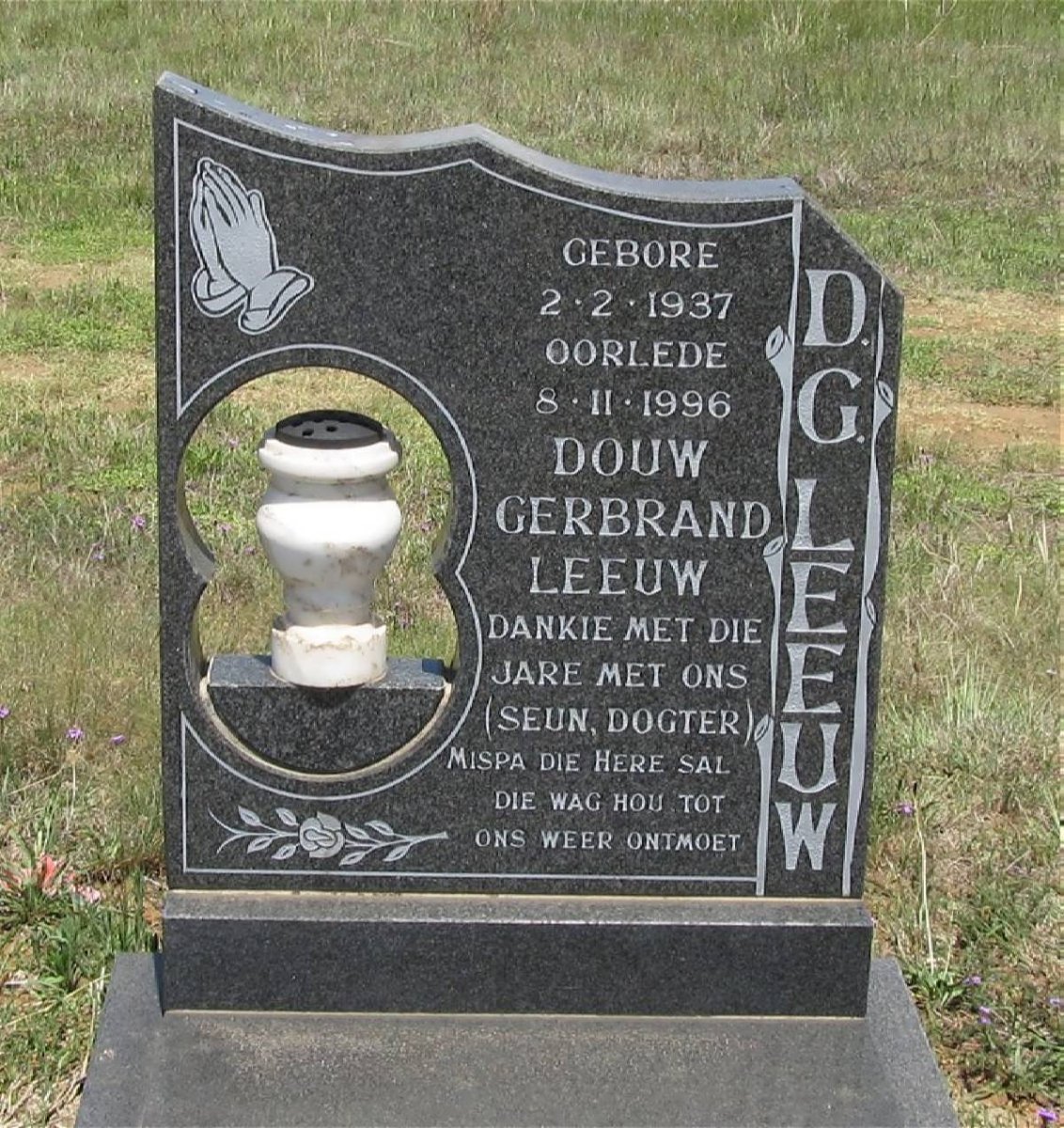 LEEUW Douw Gerbrand 1937-1996
