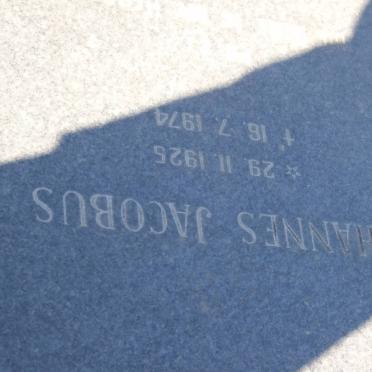 LINDE Johannes Jacobus, van der 1925-1974