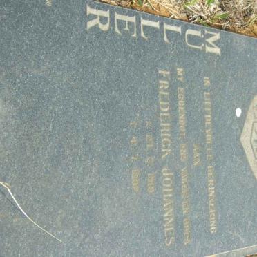 MÜLLER Frederick Johannes 1919-1992