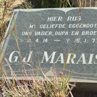 MARAIS G.J. 1914-1977