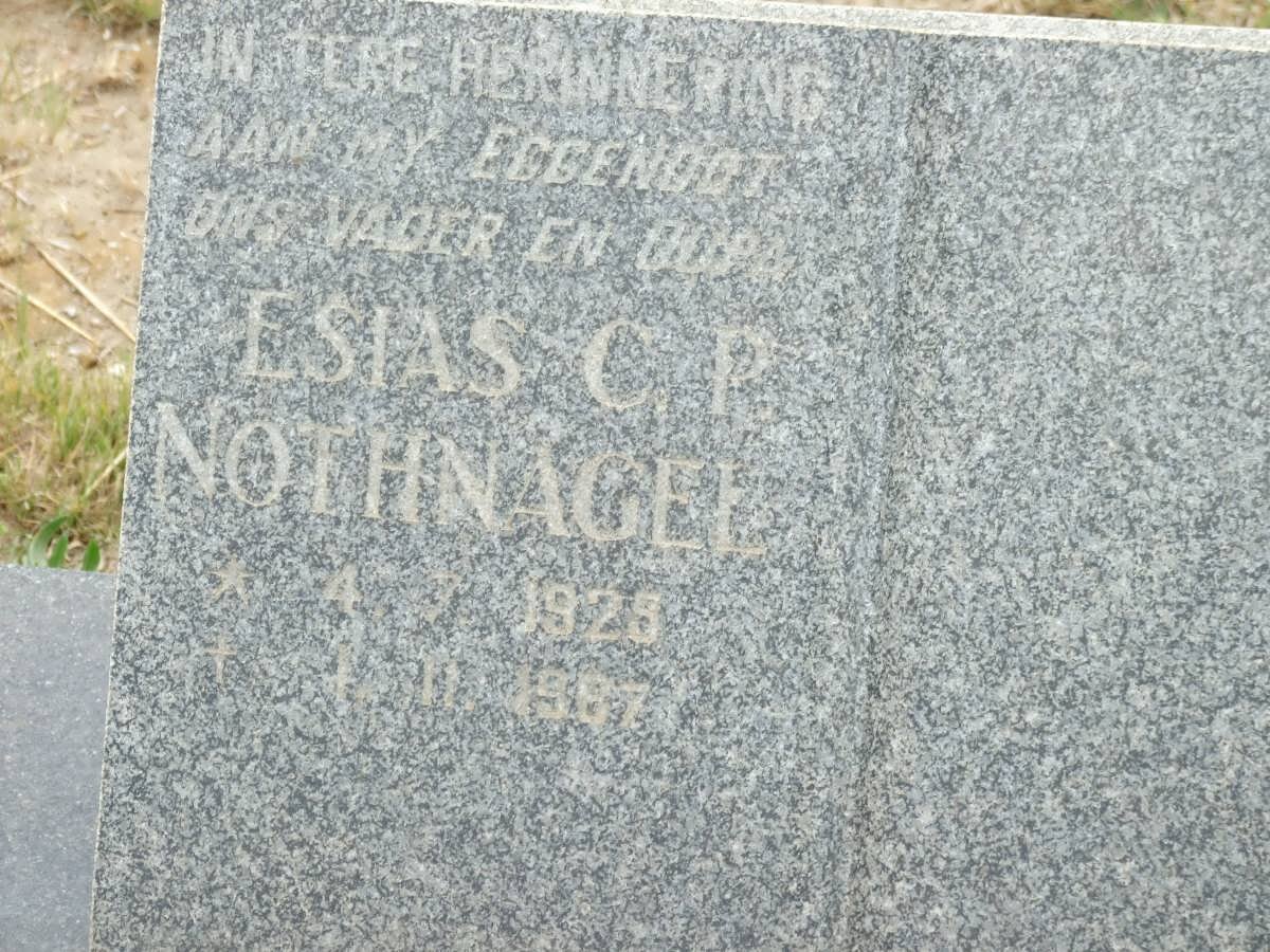 NOTHNAGEL Esias C.P. 1925-1987