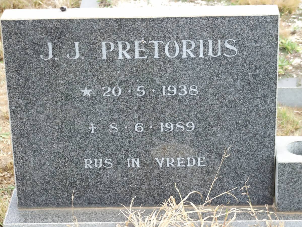 PRETORIUS J.J. 1938-1989