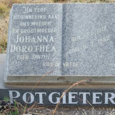 POTGIETER Johanna Dorothea nee SMITH 1912-1982