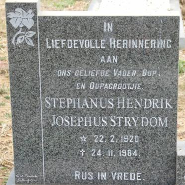 STRYDOM Stephanus Hendrik Josephus 1920-1984