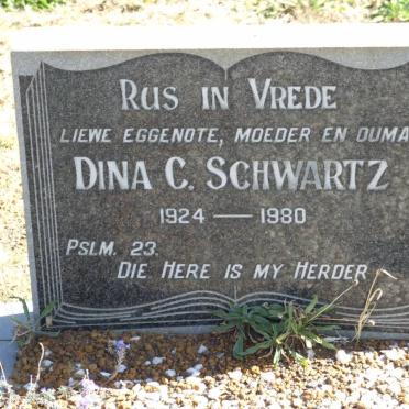 SCHWARTZ Dina C. 1924-1980