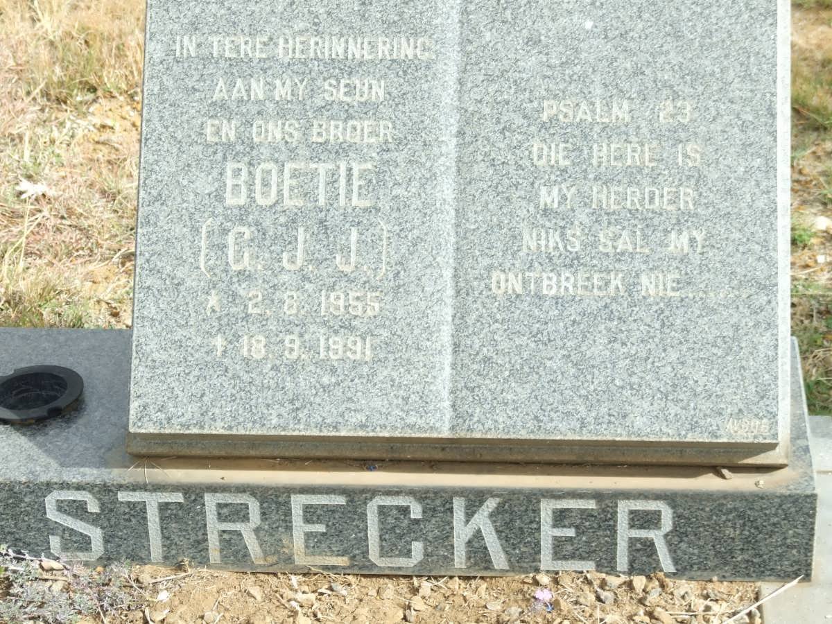STRECKER G.J.J. 1955-1991
