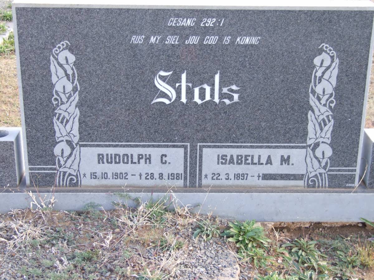 STALS Rudolph C. 1902-1981 &amp; Isabella M. 1897-