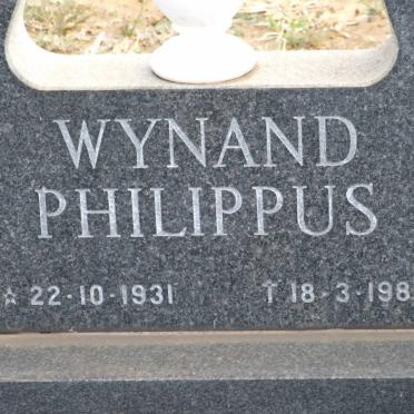 TONDER Wynand Philippus, van 1931-1983 &amp; Elsie Johanna 1931-1984     
