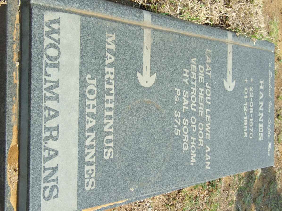 WOLMARANS Marthinus Johannes 1970-1995