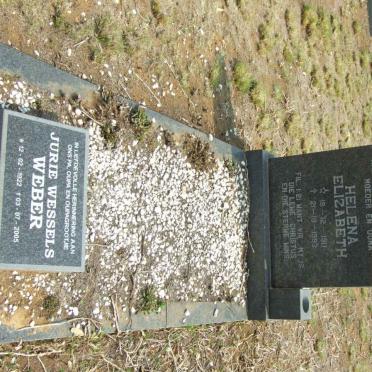 WEBER Jurie Wessels 1922-2005 &amp; Helena Elizabeth 1911-1993