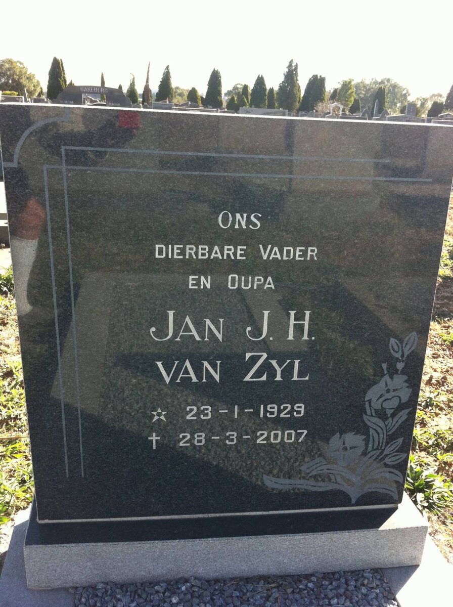 ZYL J.H. , VAN 1929-2007