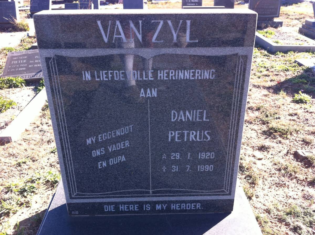 ZYL Daniel Petrus, van 1920-1990 