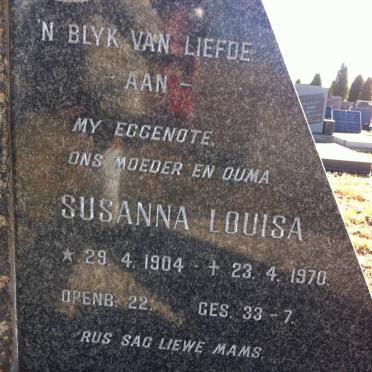 ? Susanna Louisa 1904-1970