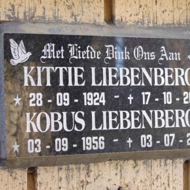 LIEBENBERG Kittie 1924-2007 :: LIEBENBERG Kobus 1956-2006