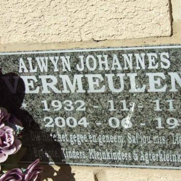 VERMEULEN Alwyn Johannes 1932-2004