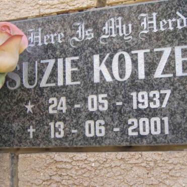 KOTZE Suzie 1937-2001