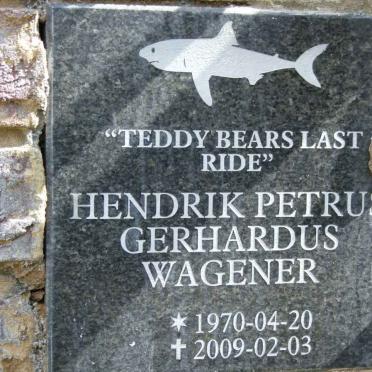 WAGENER Hendrik Petrus Gerhardus 1970-2009