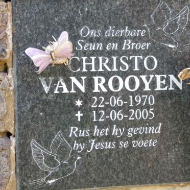 ROOYEN Christo, van 1970-2005