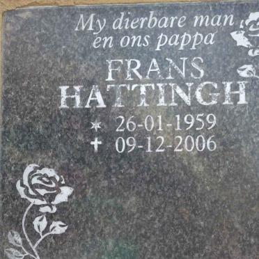 HATTINGH Frans 1959-2006