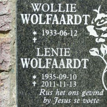 WOLFAARDT Wollie 1933- &amp; Lenie 1935-2011