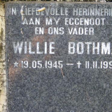 BOTHMA Willie 1945-1993