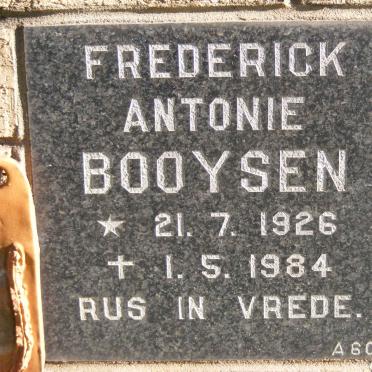 BOOYSEN Frederick Antonie 1926-1984