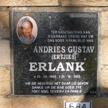 ERLANK Andries Gustav 1940-2005