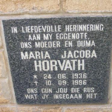 HORVATH Maria Jacoba 1936-1996