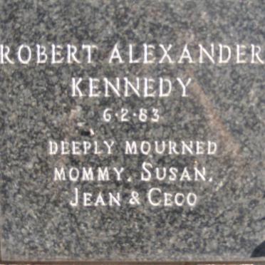 KENNEDY Robert Alexander -1983