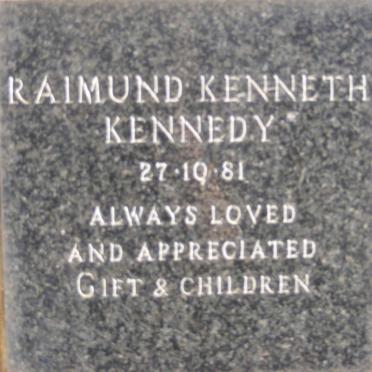 KENNEDY Raimund Kenneth -1981