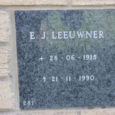 LEEUWNER E.J. 1915-1990