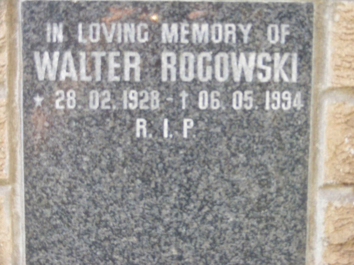 ROGOWSKI Walter 1928-1994