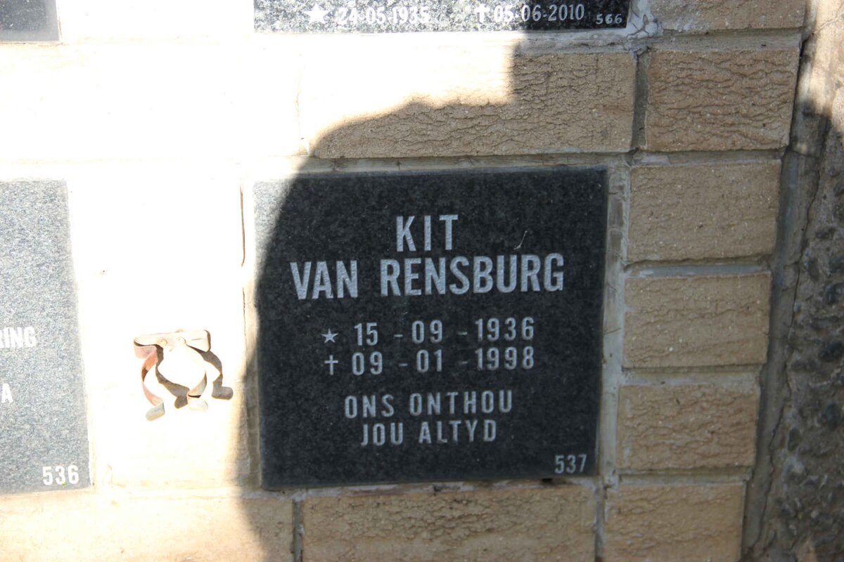 RENSBURG Kit, van 1936-1998