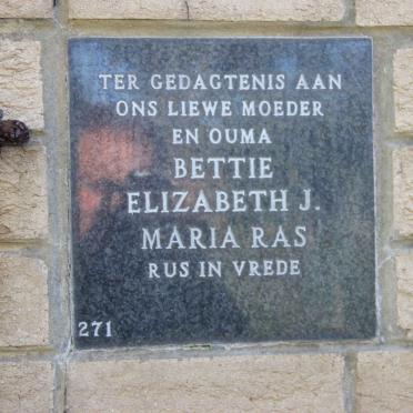 RAS Elizabeth J. Maria