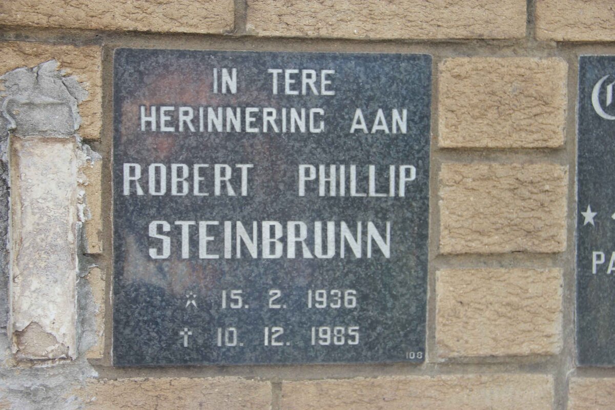 STEINBRUNN Robert Phillip 1936-1985