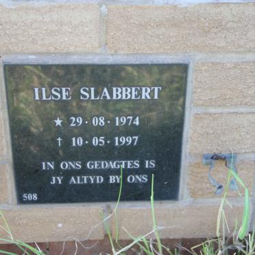 SLABBERT Ilse 1974-1997