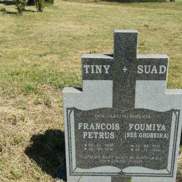 ? Francois Petrus 1900-1974 &amp; Foumiya GHOBEIRA 1925-2006