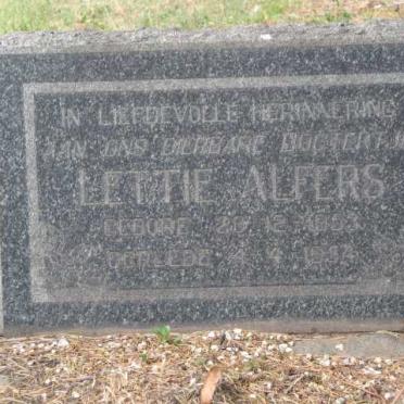 ALFERS Lettie 1953-1954