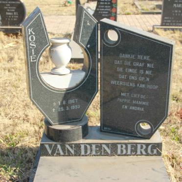 BERG Kosie, van den 1967-1993