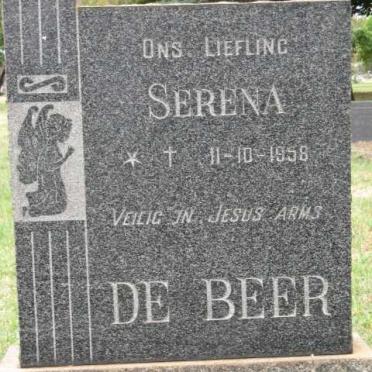 BEER Serena, de 1958-1958