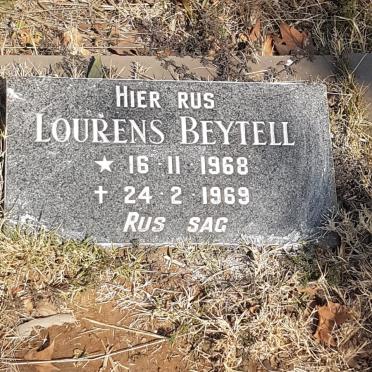 BEYTELL Lourens 1968-1969