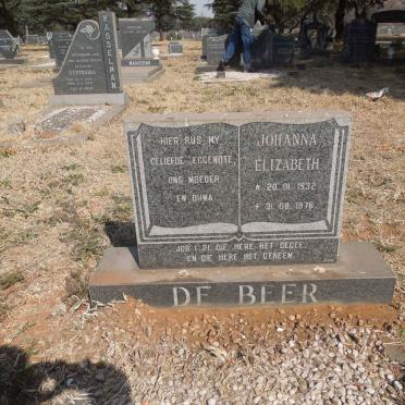 BEER Johanna Elizabeth, de 1932-1976