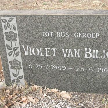 BILJON Violet, van 1949-1967