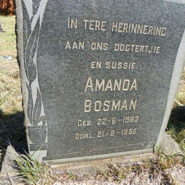 BOSMAN Amanda 1963-1965