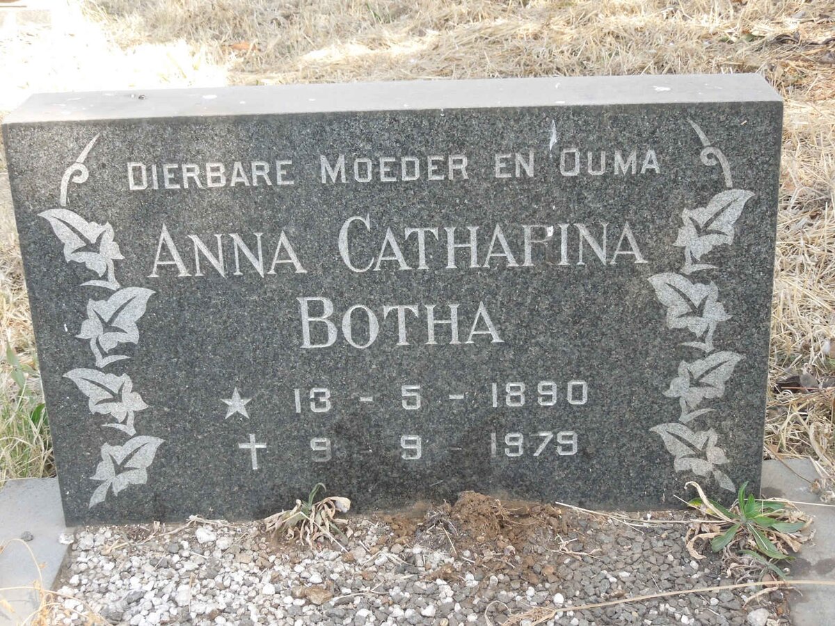 BOTHA Anna Catharina 1890-1979