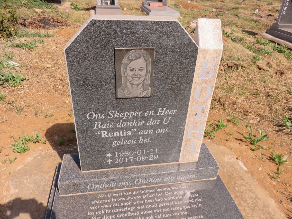 BOTHA Rentia 1980-2017