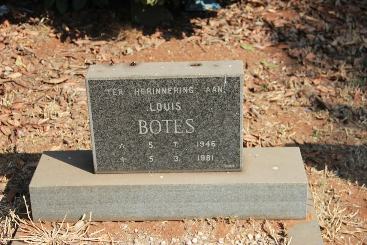 BOTES Louis 1946-1981